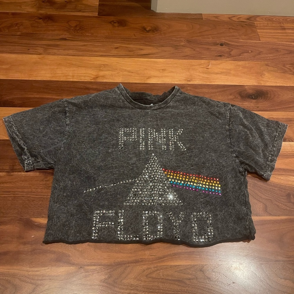 Pink Floyd cropped cute T-shirt